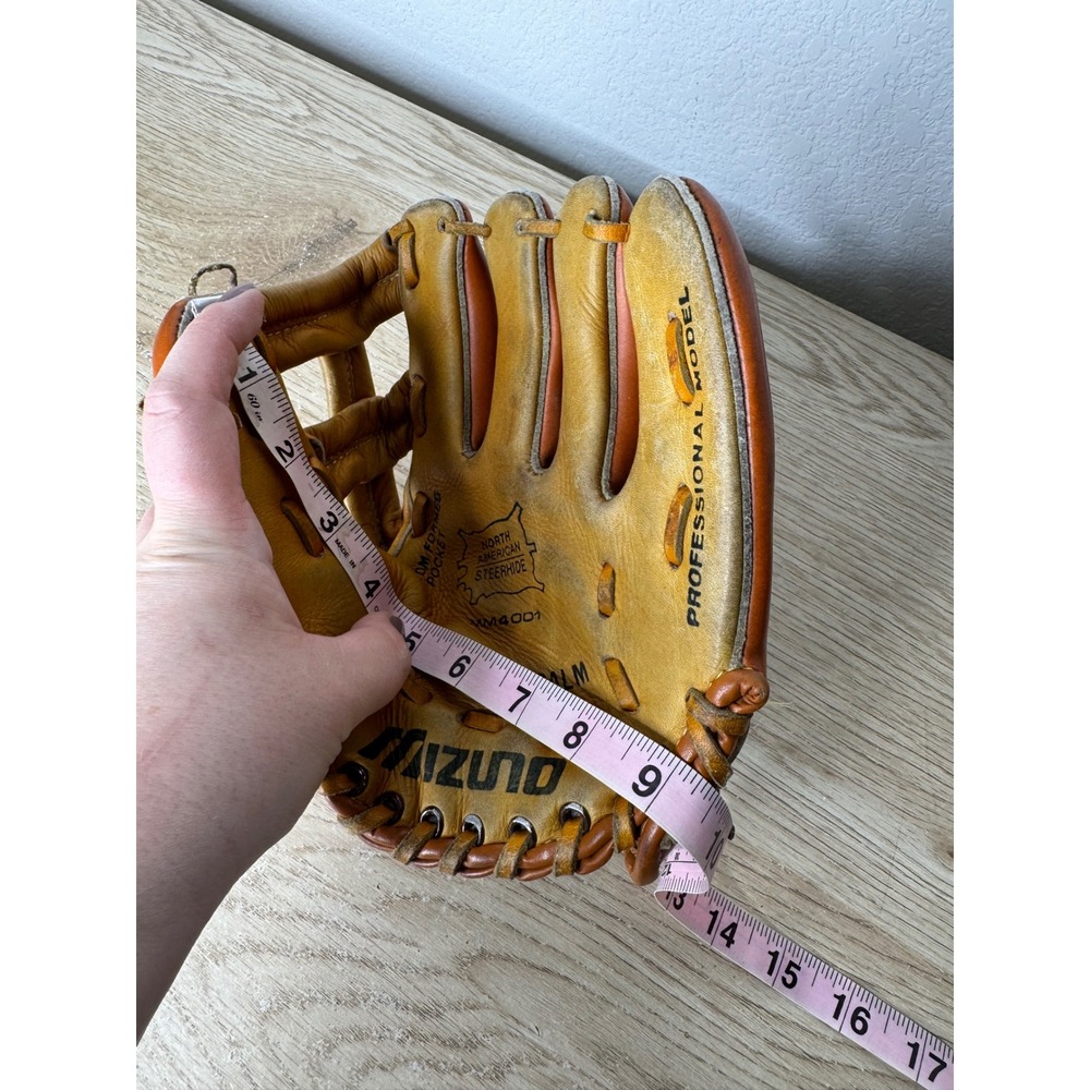 Mizuno Max Flex Model MM4001 Baseball 9" Glove Right‎ Hand Throw RHT Broken In - Picture 11 of 12